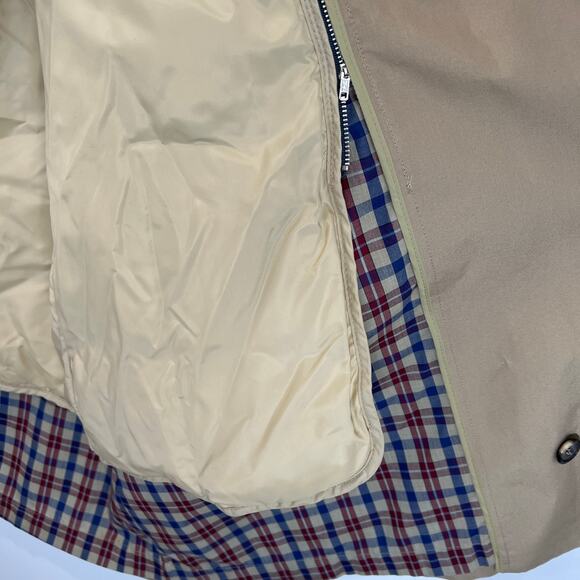 Eddie Bauer Trench Coat Vintage Double Breasted Removable Down Liner Preppy - Picture 6 of 12
